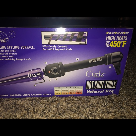 Sold***Hot shot tools Salon Tapered Curling Iron - Picture 3 of 5